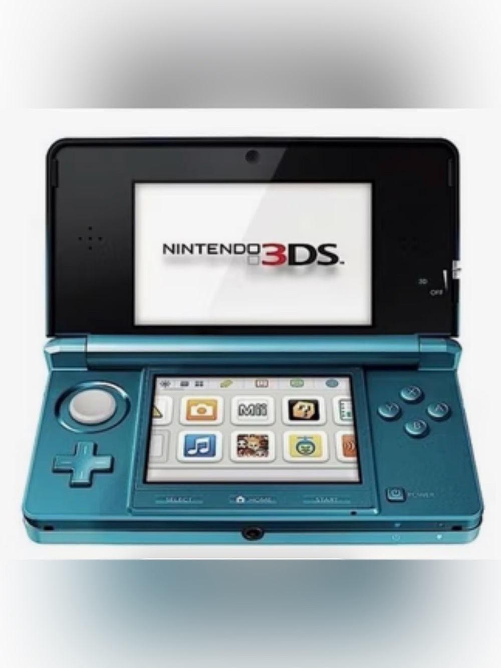 Nintendo 3DS Aqua Blue Handheld Handheld Console System CTR-001 Tested